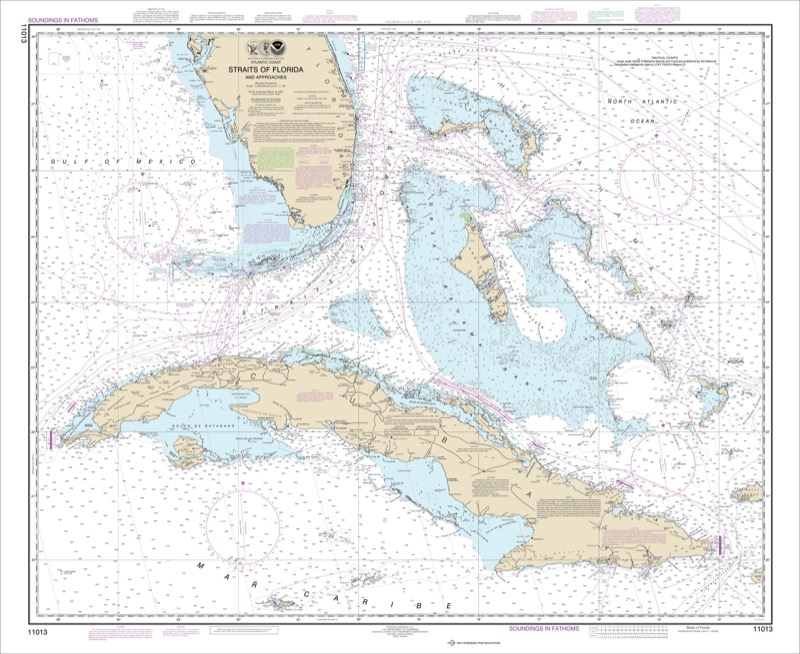 Straits of Florida and Approaches - <i>Chart #11013</i>