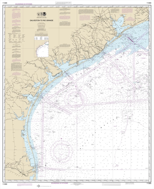 Galveston to Rio Grande - <i>Chart #11300</i>