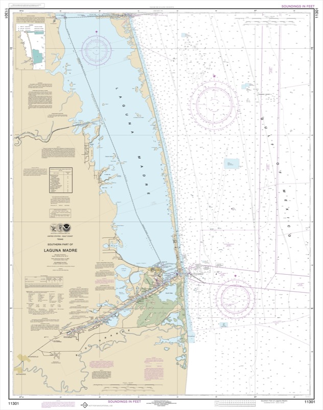 Southern Part of Laguna Madre - <i>Chart #11301</i>