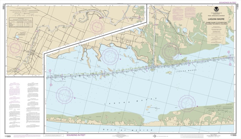 Intracoastal Waterway Laguna Madre: Chubby Island to Stover Point, including The Arroyo Point - <i>Chart #11303</i>