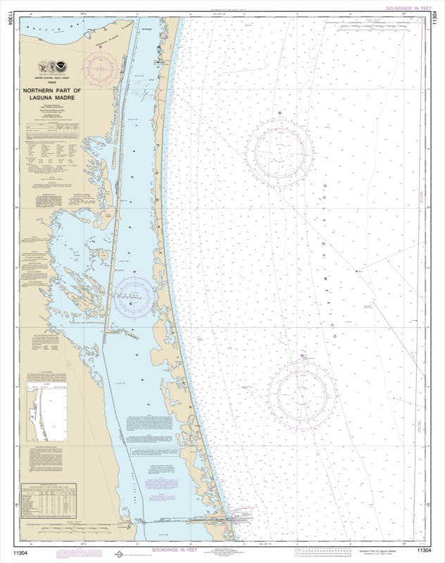 Northern Part of Laguna Madre - <i>Chart #11304</i>