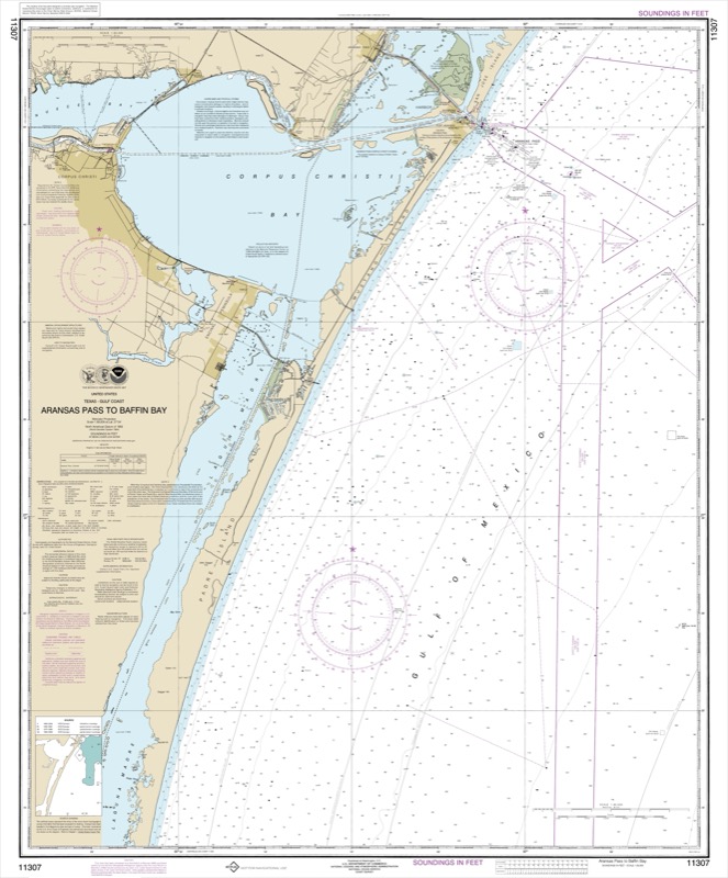 Aransas Pass to Baffin Bay - <i>Chart #11307</i>