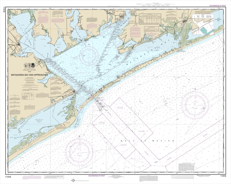 Matagorda Bay and Approaches - <i>Chart #11316</i>