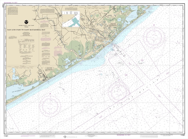 San Luis Pass to East Matagorda Bay - <i>Chart #11321</i>