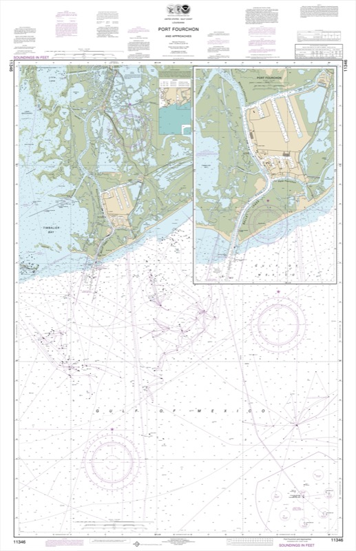 Port Fourchon and Approaches - <i>Chart #11346</i>