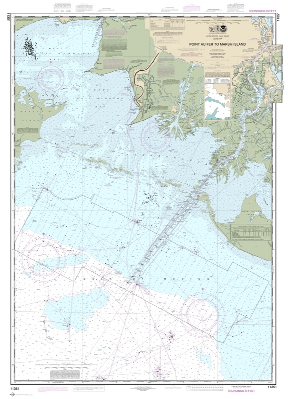 Point au Fer to Marsh Island - <i>Chart #11351</i>