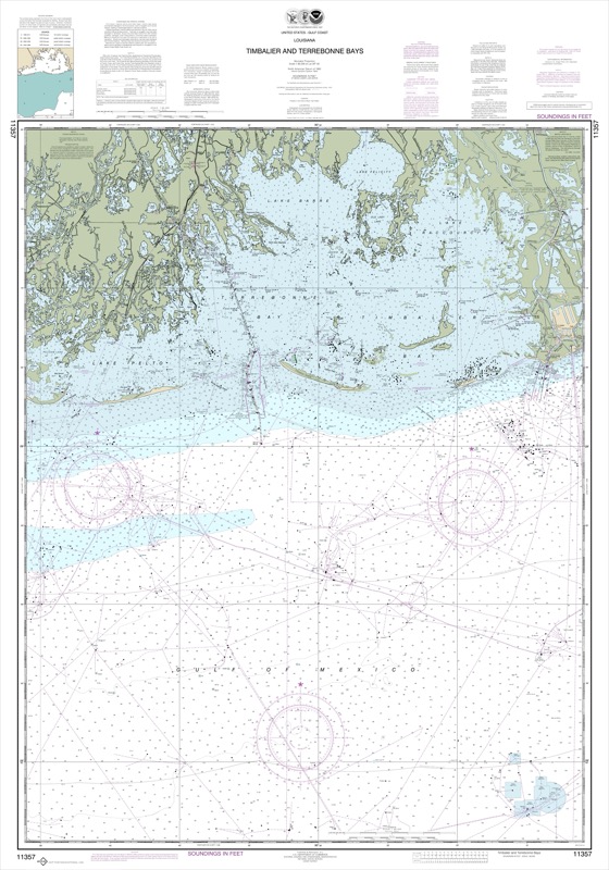 Timbalier and Terrebonne Bays - <i>Chart #11357</i>