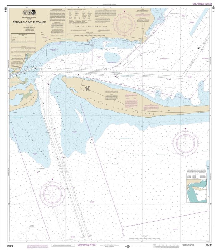 Pensacola Bay Entrance - <i>Chart #11384</i>