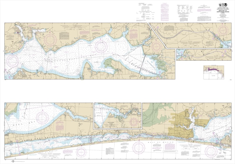 Intracoastal Waterway West Bay to Santa Rosa Sound - <i>Chart #11385</i>