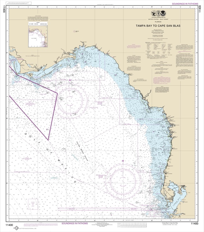 Tampa Bay to Cape San Blas - <i>Chart #11400</i>