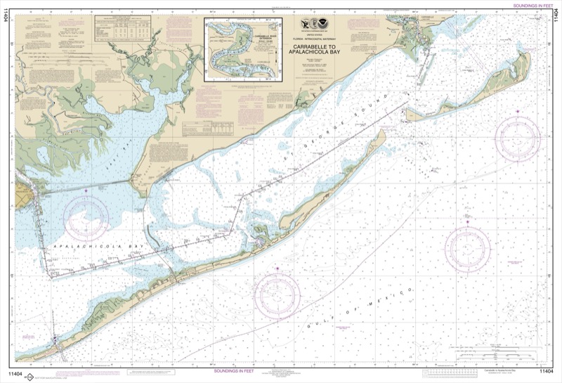 Intracoastal Waterway Carrabelle to Apalachicola Bay; Carrabelle River - <i>Chart #11404</i>