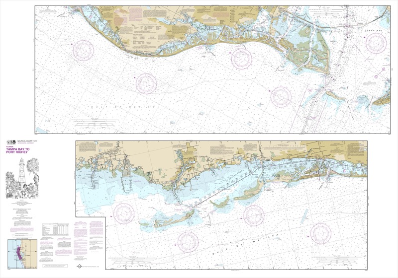 Intracoastal Waterway Tampa Bay to Port Richey - <i>Chart #11411</i>