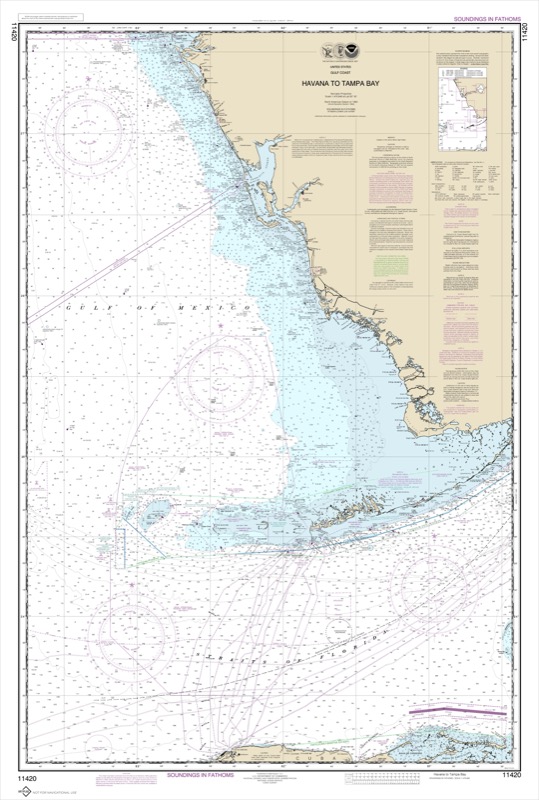 Havana to Tampa Bay - <i>Chart #11420</i>