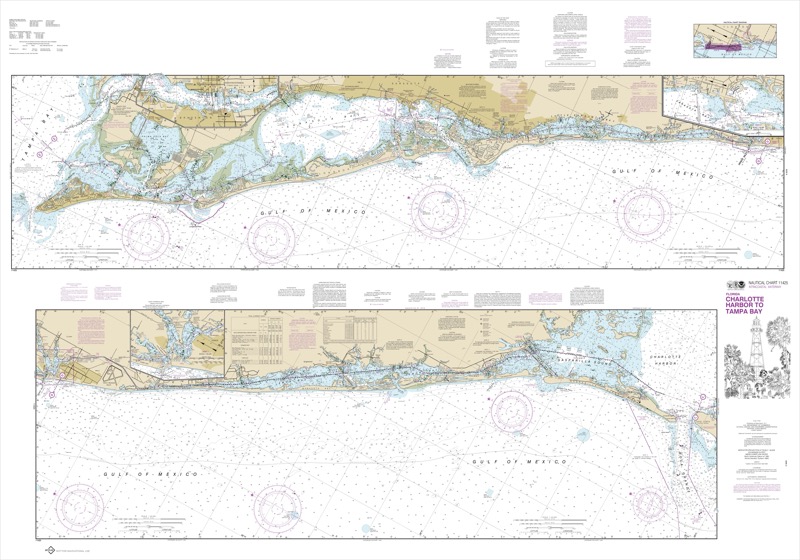 Intracoastal Waterway Charlotte Harbor to Tampa Bay - <i>Chart #11425</i>