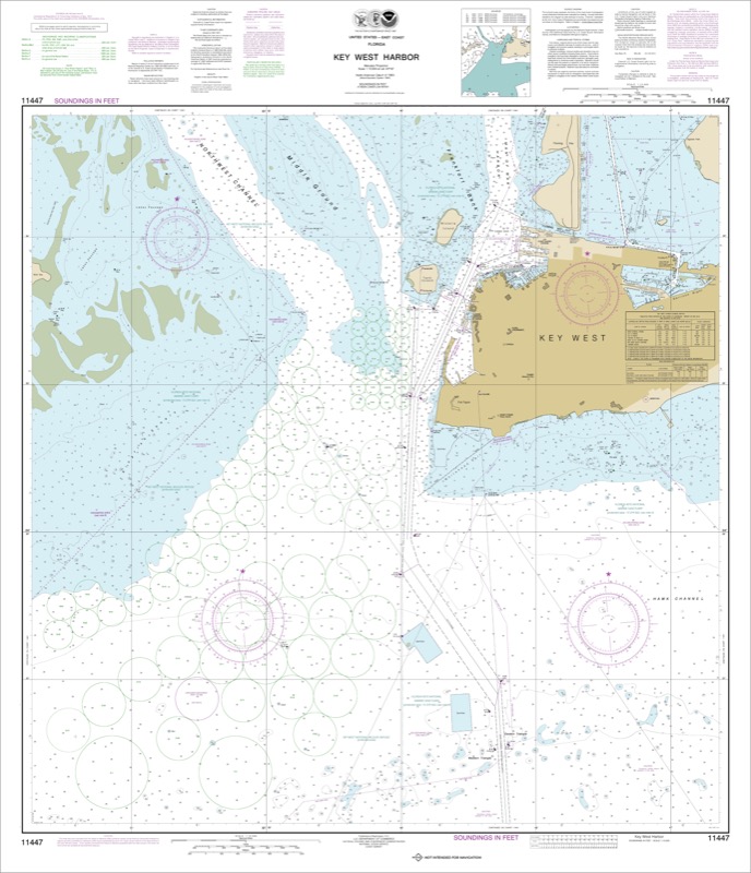 Key West Harbor - <i>Chart #11447</i>