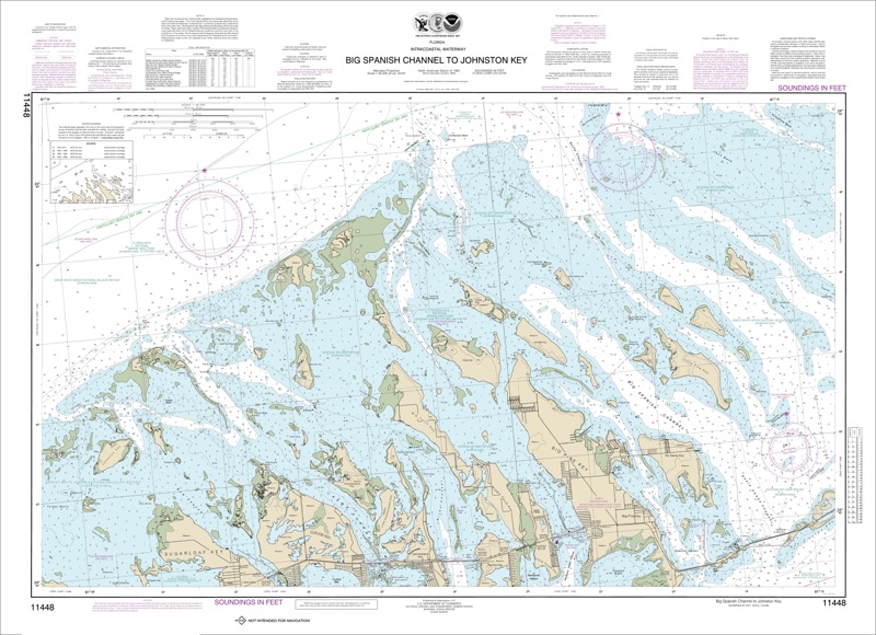Instracoastal Waterway Big Spanish Channel to Johnston Key - <i>Chart #11448</i>