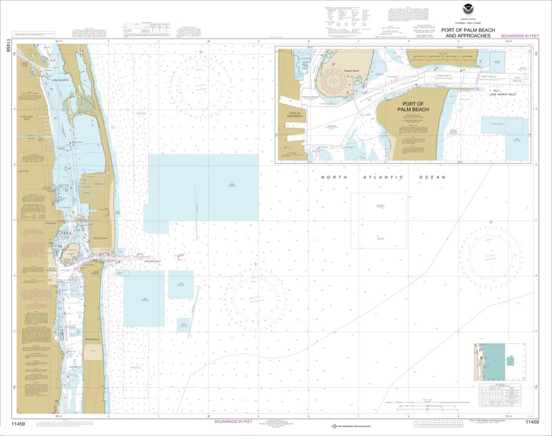 Port of Palm Beach and Approaches - <i>Chart #11459</i>
