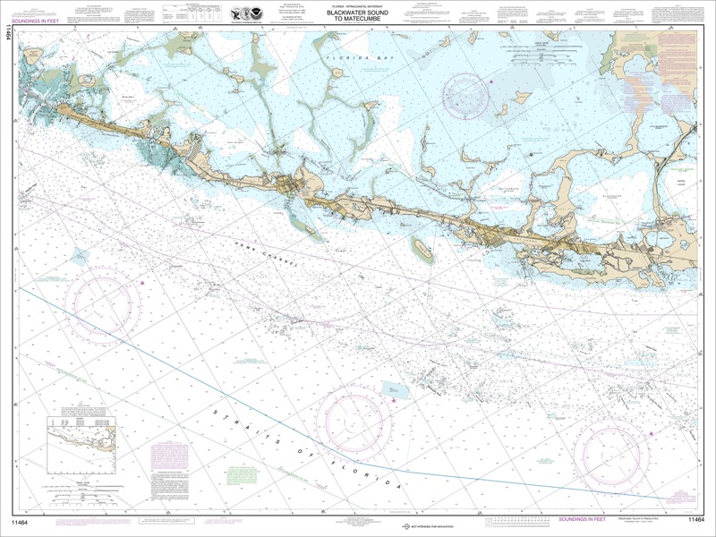 Intracoastal Waterway Blackwater Sound to Matecumbe - <i>Chart #11464</i>