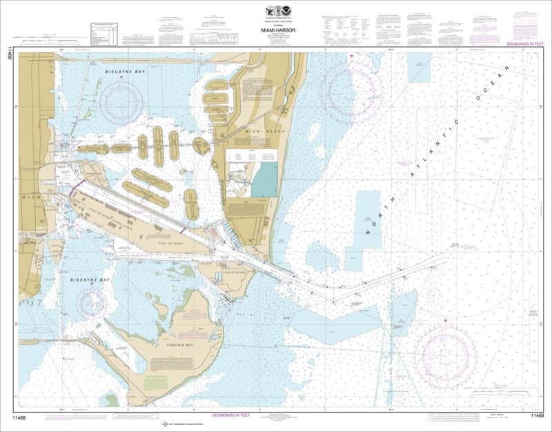 Miami Harbor - <i>Chart #11468</i>
