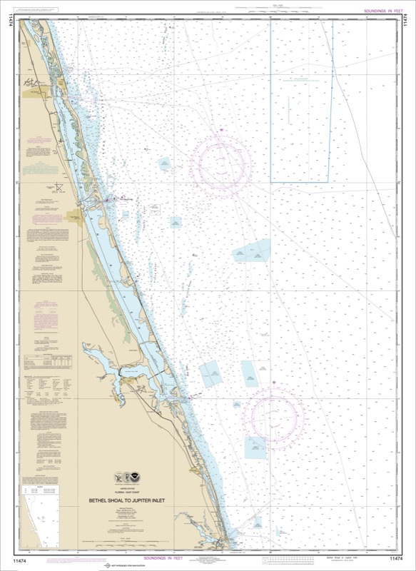 Bethel Shoal to Jupiter Inlet - <i>Chart #11474</i>
