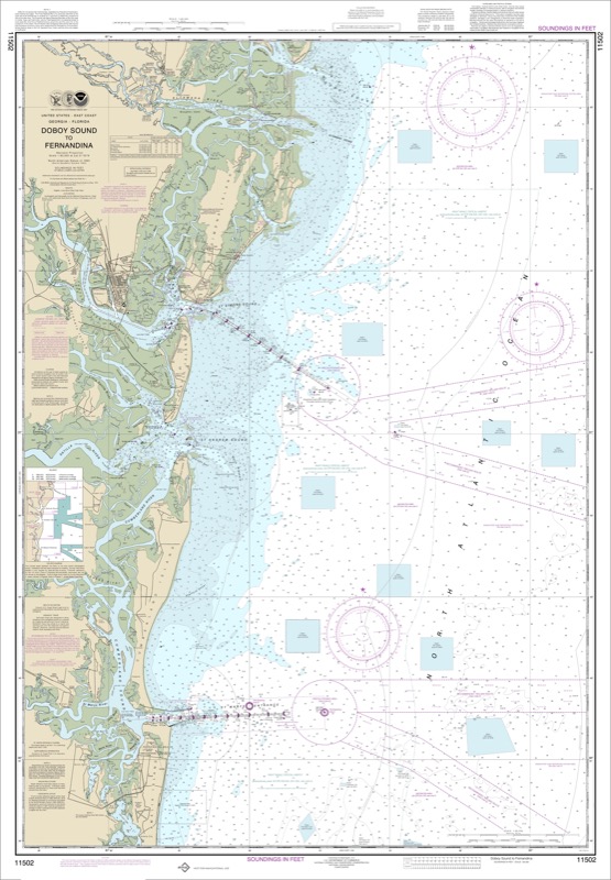 Doboy Sound to Fernadina - <i>Chart #11502</i>