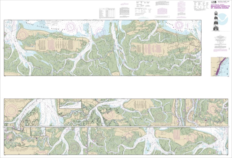 Beaufort River to St. Simons Sound - <i>Chart #11507</i>