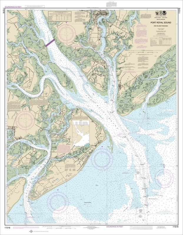Port Royal Sound and Inland Passages - <i>Chart #11516</i>