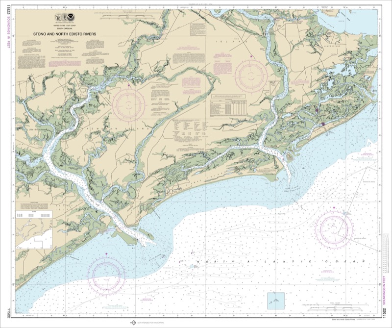 Stono and North Eclisto Rivers - <i>Chart #11522</i>