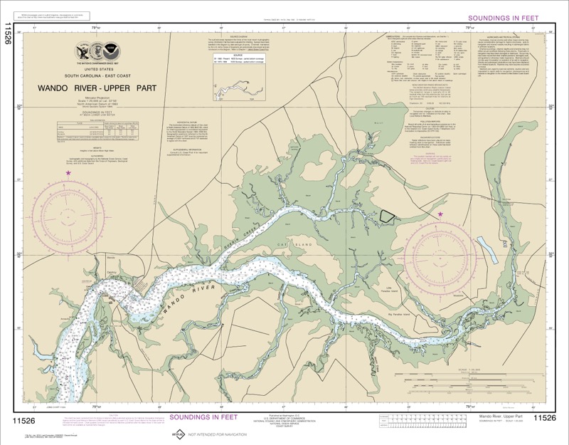Wando River Upper Part - <i>Chart #11526</i>