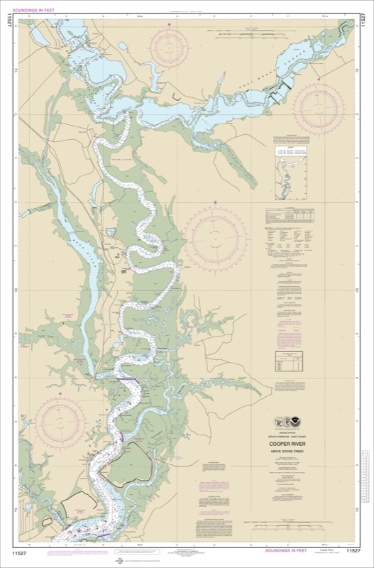 Cooper River Above Goose Creek - <i>Chart #11527</i>