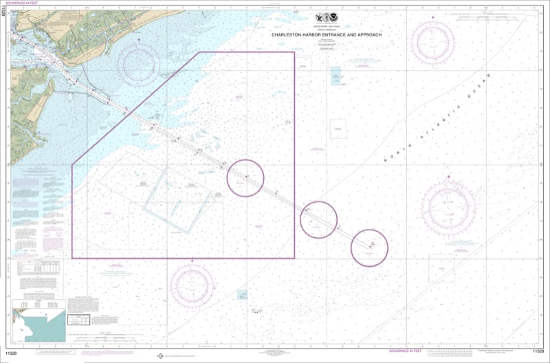 Charleston Harbor Entrance and Approach - <i>Chart #11528</i>