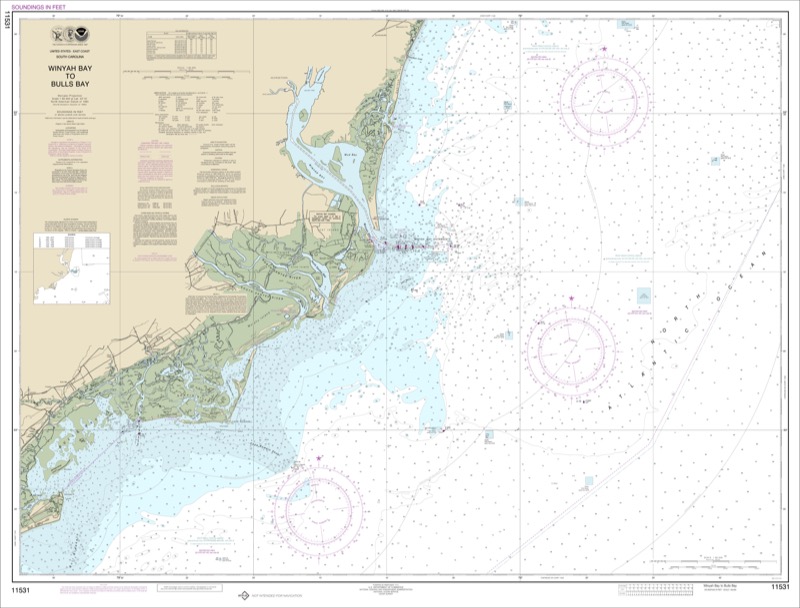 Winyah Bay to Bulls Bay - <i>Chart #11531</i>