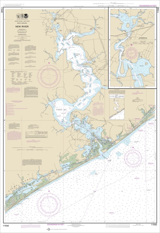 New River: Jacksonville - <i>Chart #11542</i>