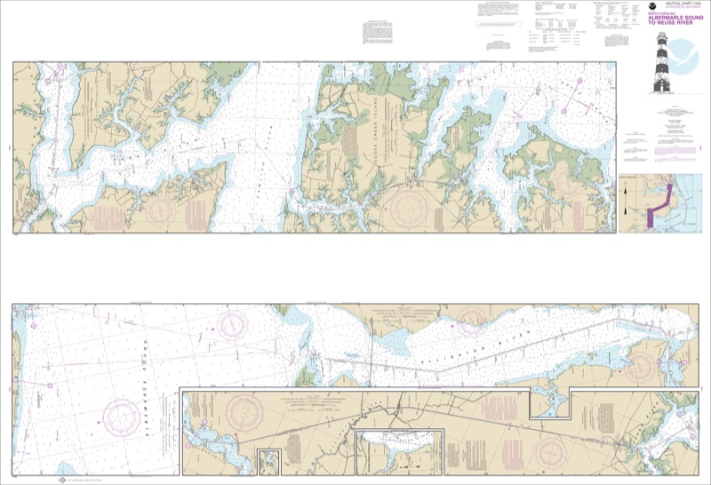 Albemarle Sound to Neuse River - <i>Chart #11553</i>