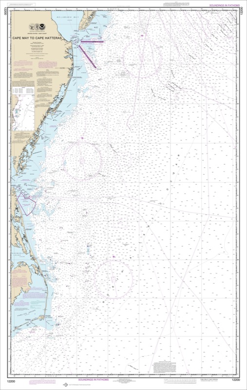 Cape May to Cape Hatteras - <i>Chart #12200</i>
