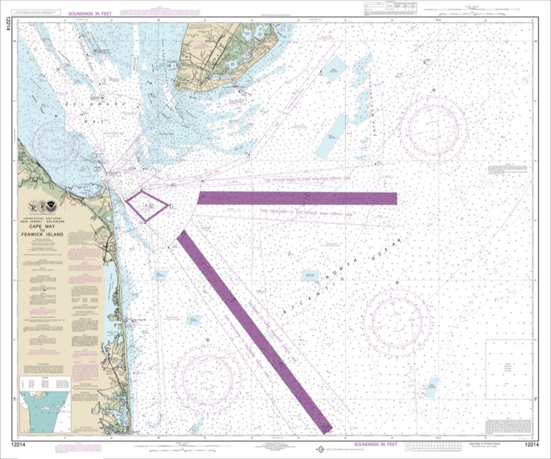 Cape May to Fenwick Island - <i>Chart #12214</i>