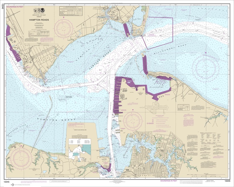 Hampton Roads - <i>Chart #12245</i>