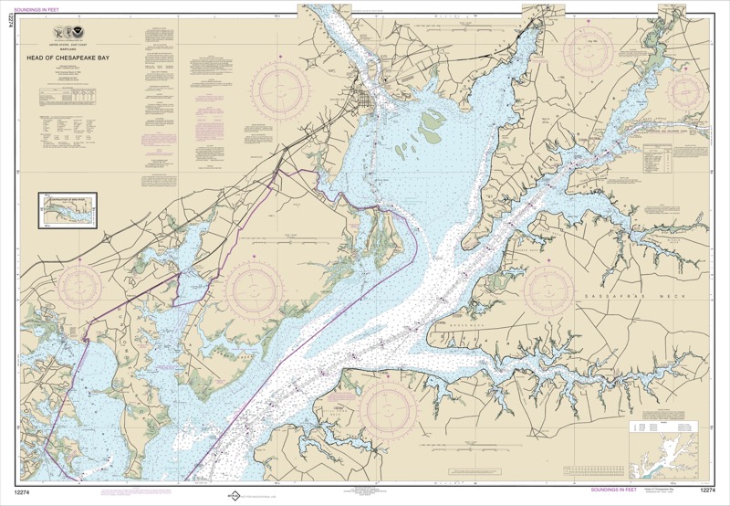 Head of the Chesapeake Bay - <i>Chart #12274</i>