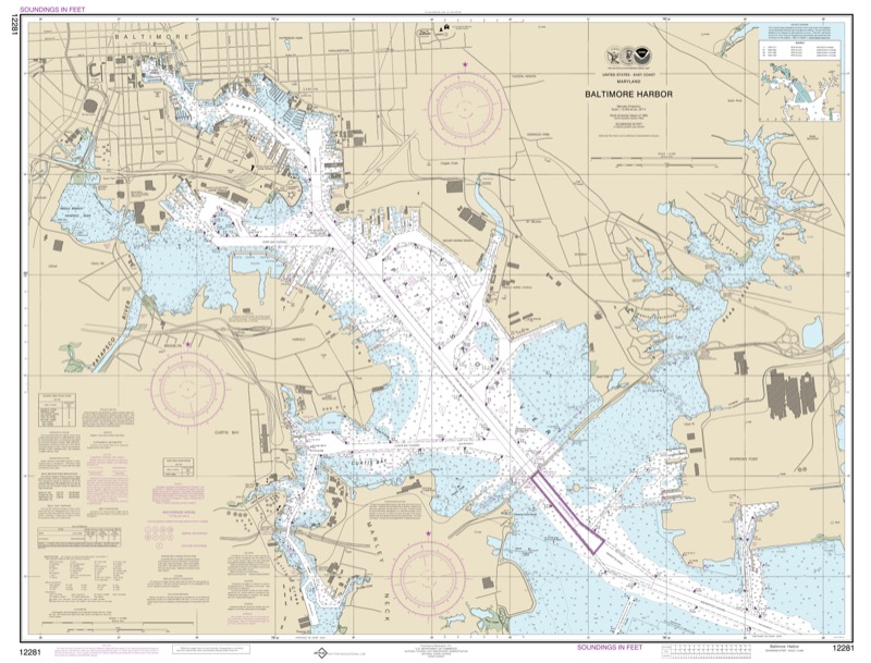 Baltimore Harbor - <i>Chart #12281</i>