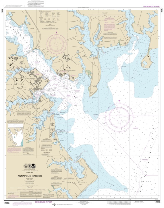 Annapolis Harbor - <i>Chart #12283</i>