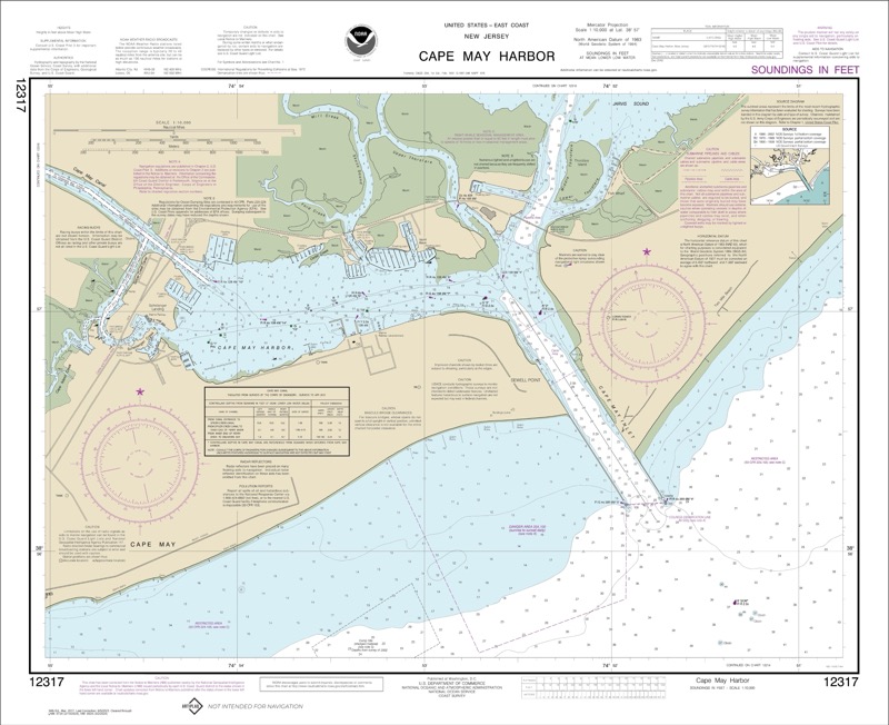 Cape May Harbor - <i>Chart #12317</i>