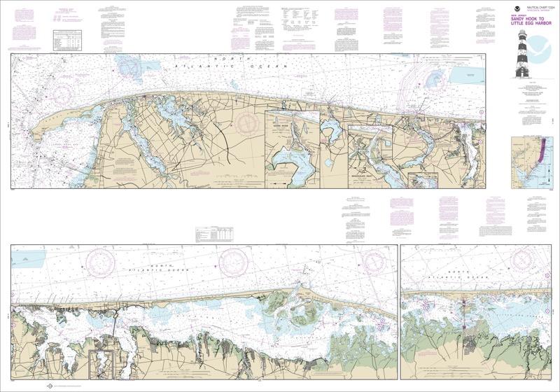 Sandy Hook and Little Egg Harbor - <i>Chart #12324</i>