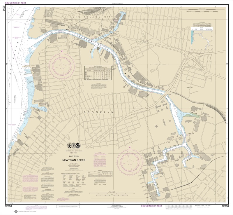 East River Newtown Creek - <i>Chart #12338</i>