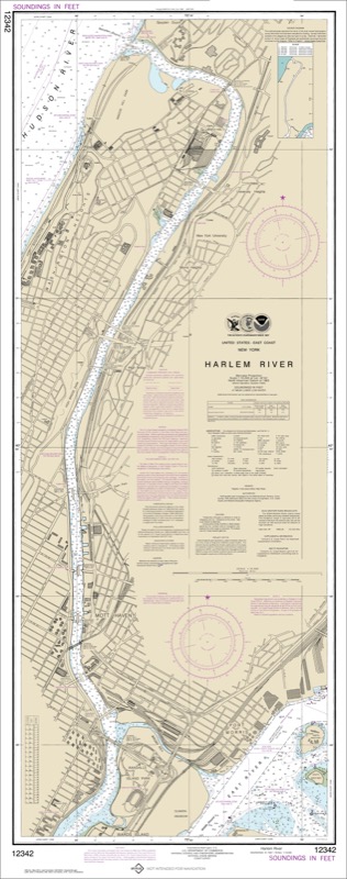 Harlem River - <i>Chart #12342</i>