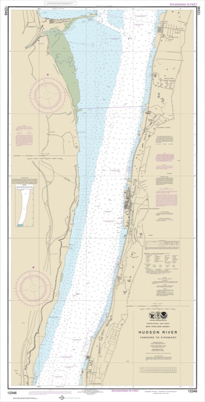 Hudson River Yonkers to Piermont - <i>Chart #12346</i>