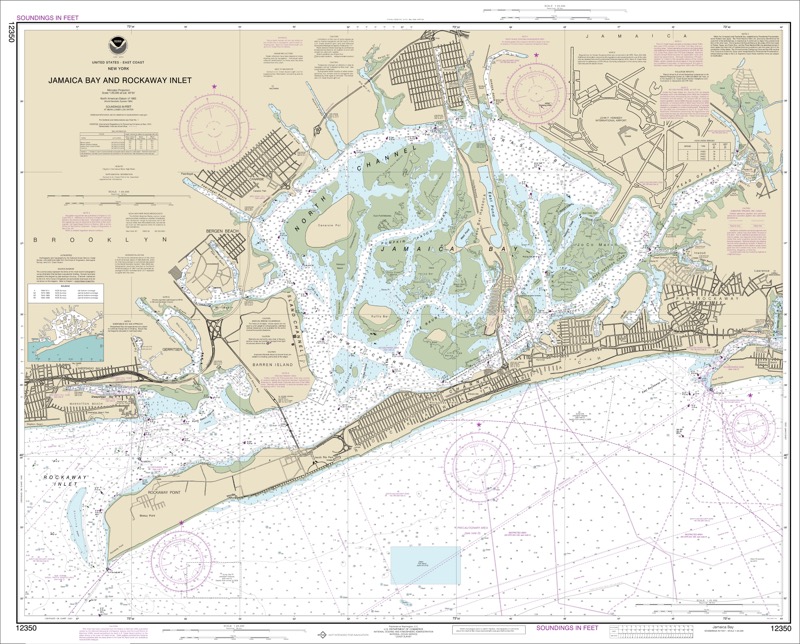 Jamaica Bay and Rockaway Inlet - <i>Chart #12350</i>