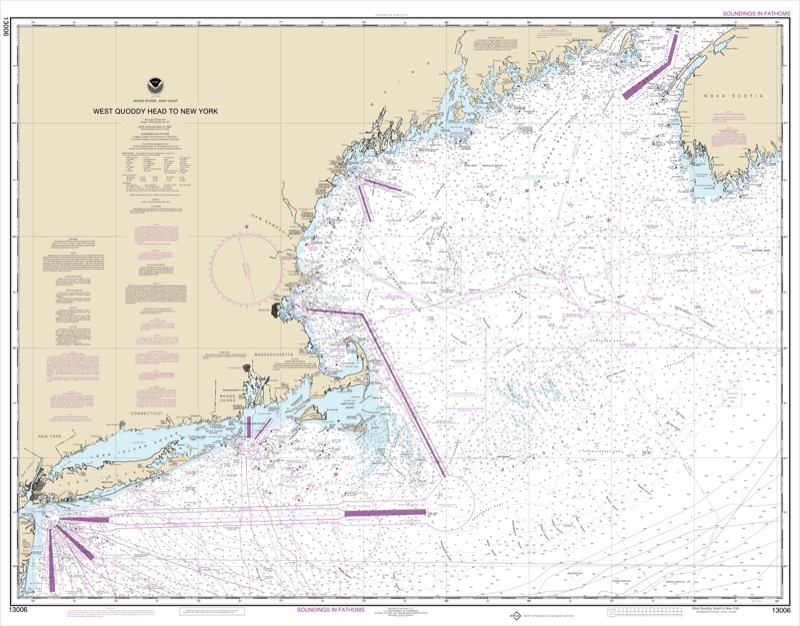 West Quoddy Head to New York - <i>Chart #13006</i>