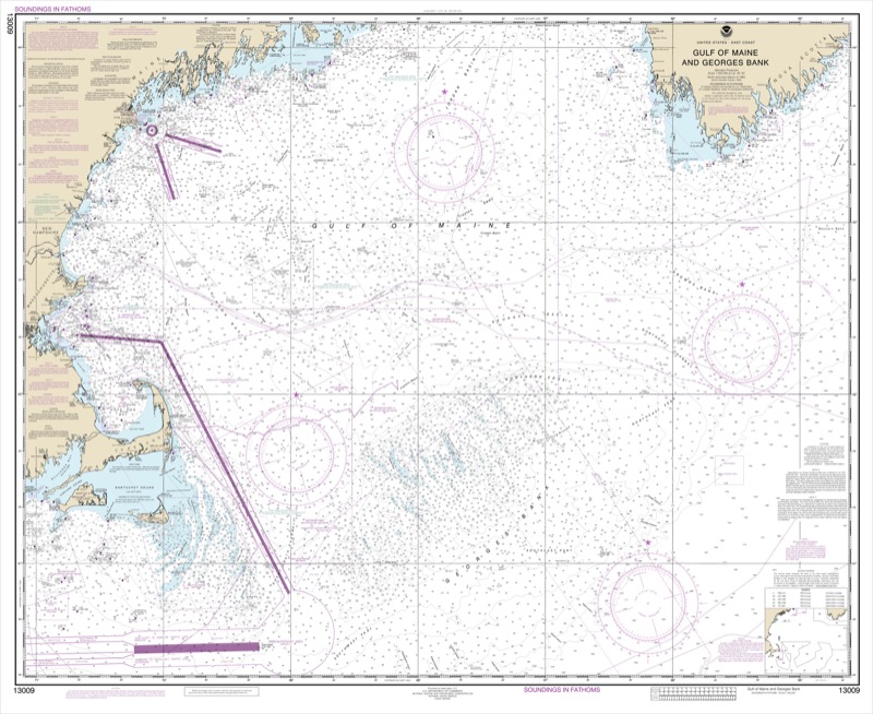 Gulf of Maine and George Banks - <i>Chart #13009</i>