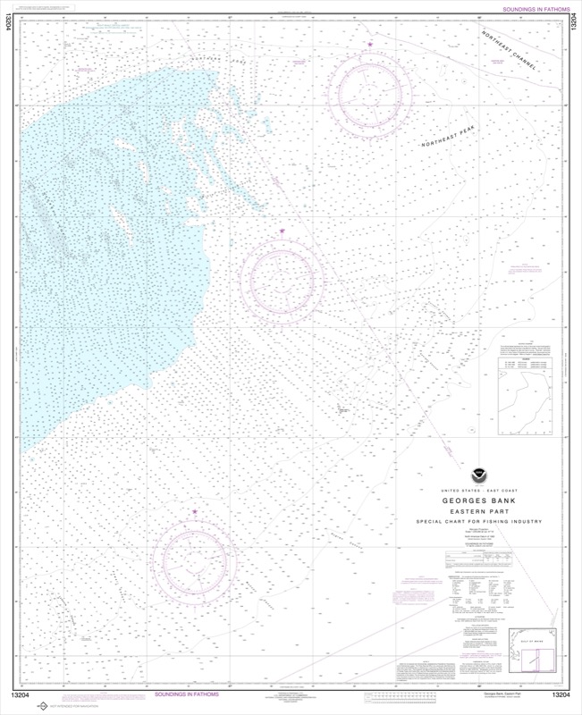 Georges Bank Eastern Part - <i>Chart #13204</i>