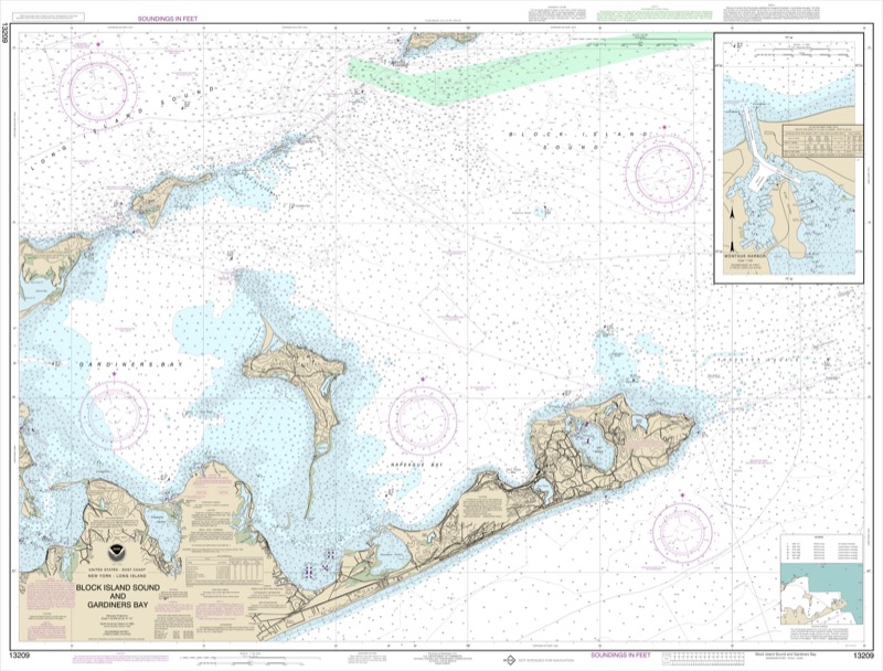Block Island Sound and Gardiners Bay - <i>Chart #13209</i>